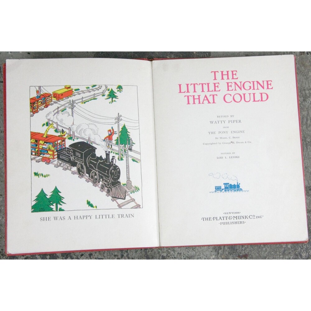 The Little Engine That Could, childrens book by Platt & Munk, True First Edition - Picture 4 of 9